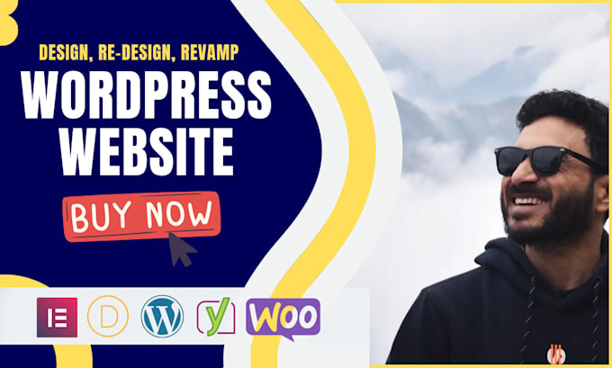 design, redesign or revamp wordpress website with elementor or divi