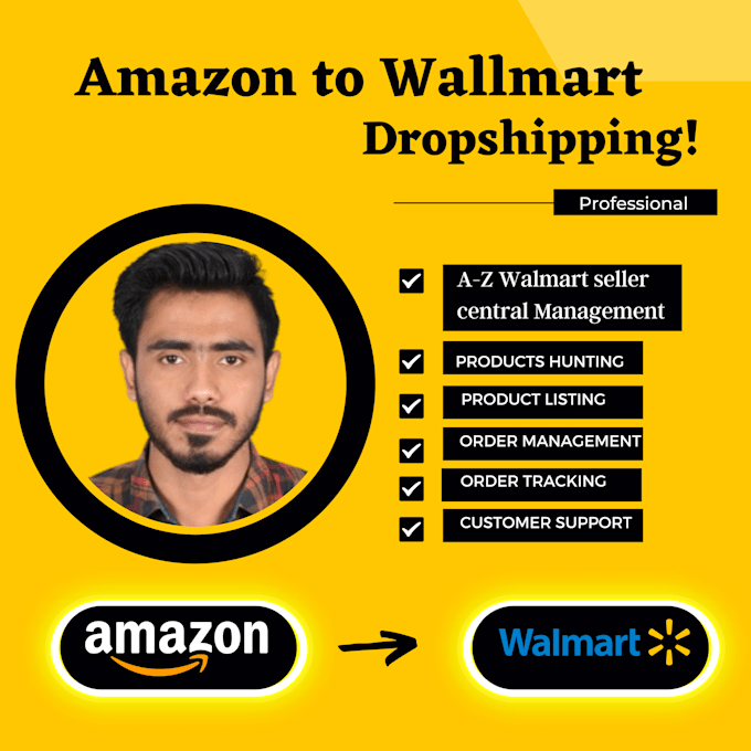 do amazon to walmart drop shipping and hot selling products listing