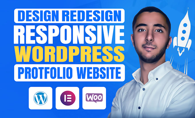 build creative portfolio resume website using wordpress