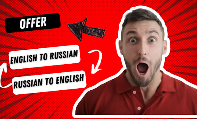 Translate russian into english, english into russian by Ytgama | Fiverr