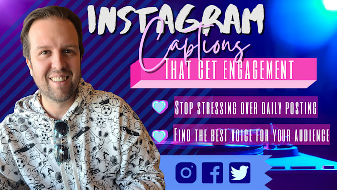 write delightful instagram captions for you