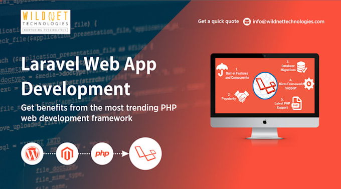 setup, install and develop php laravel websites
