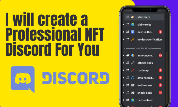 Set up professional nft discord server by Jonsmith999 Fiverr
