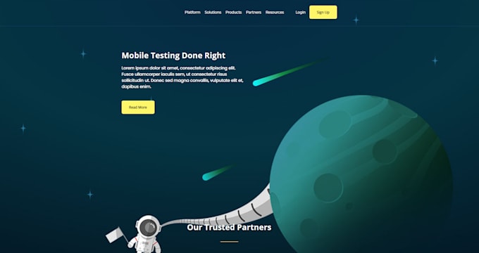 Make a simple web page using html, css and a touch of js by Conradreyes ...