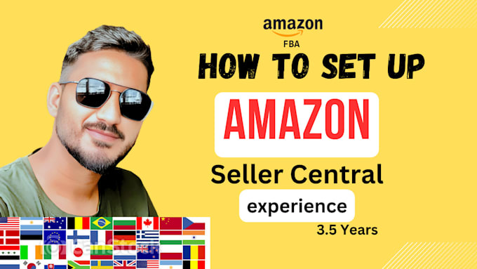 set up amazon seller account product listing