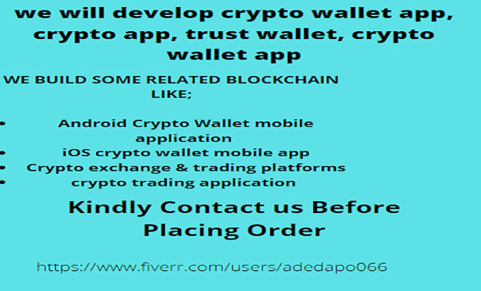 develop crypto wallet app, crypto app, trust wallet, crypto wallet app