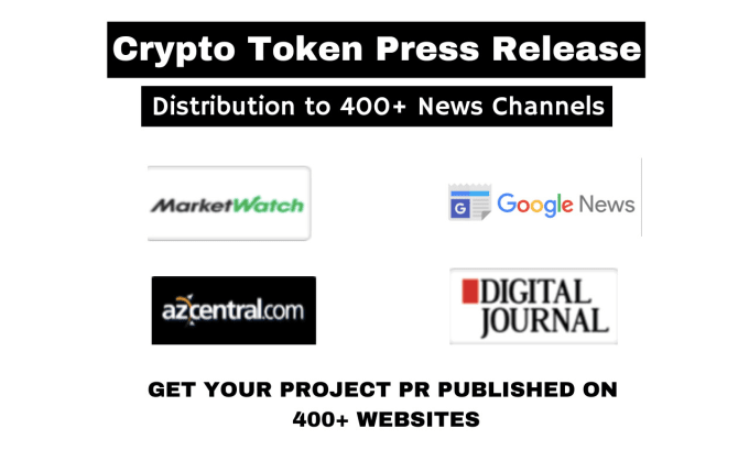 Hire a freelancer to do crypto marketing nft marketing promotion press release posting