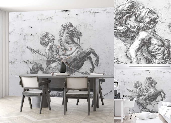 Jodimitty PVC Border Self-Adhesive 10 Metres X 10 Cm Geometric