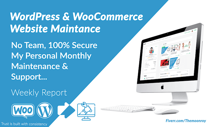 do wordpress website maintenance and support with management