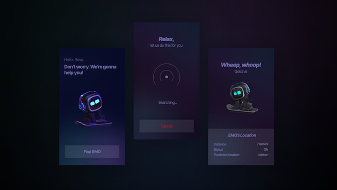 Do modern and minimalist ui design by Rosatiara | Fiverr