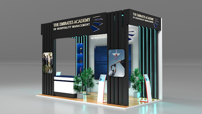 make a posm and exhibition stalls for you