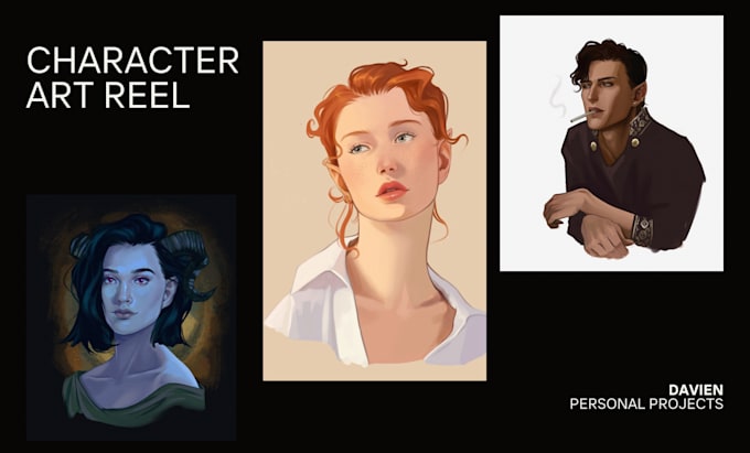 professionally paint your character and portraits