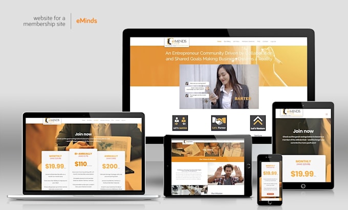 develop functional wordpress membership or e learning site