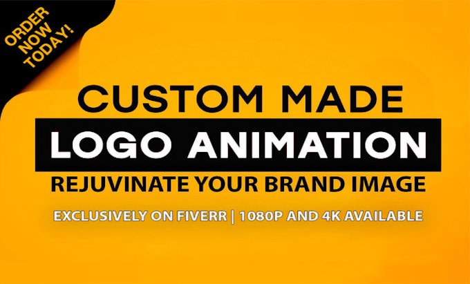 design unique custom intro logo animation