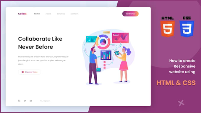 Create html website for you by Orayzz | Fiverr
