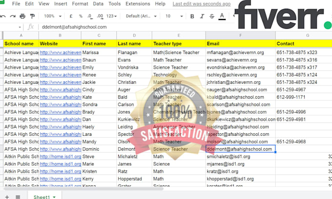 provide a verified email lead list for your targeted niche