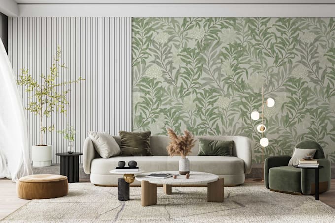 create unique and beautiful wall art wallpaper designs