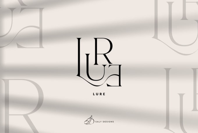 design custom elegant and luxury unique typography