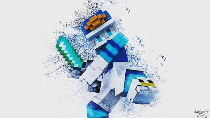 create a 3d render of your minecraft skin