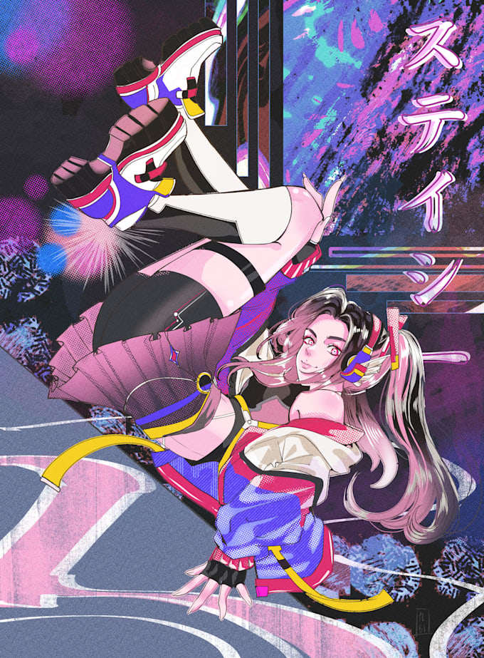 do anime art with my own style