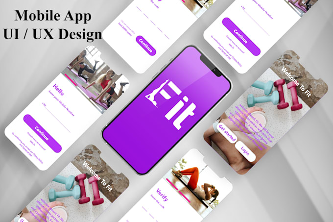 Design professional ui ux or prototype for mobile app by ...