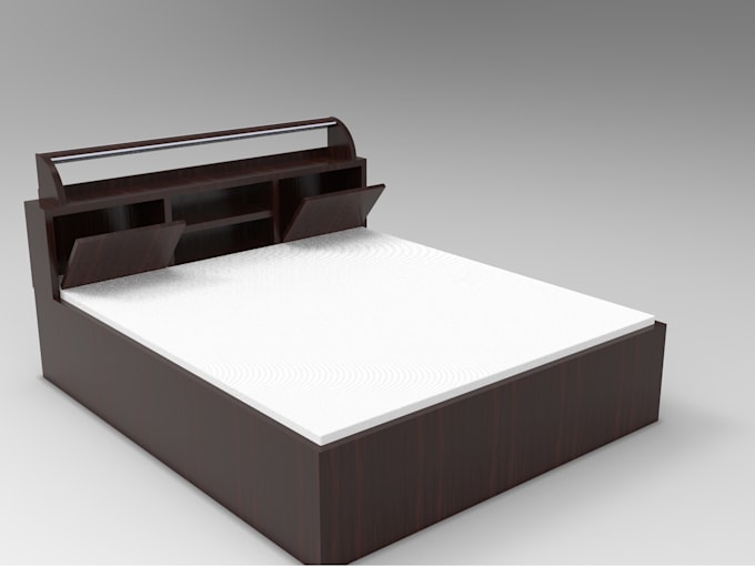made 3d furniture design with rendering