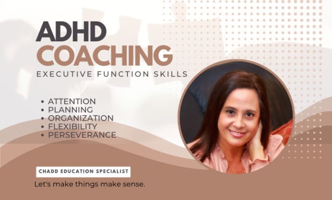 Coach you in adhd and executive dysfunction by Carynlip | Fiverr