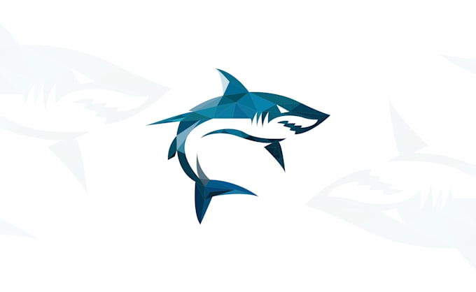 design polygon low poly geometric logo for your company