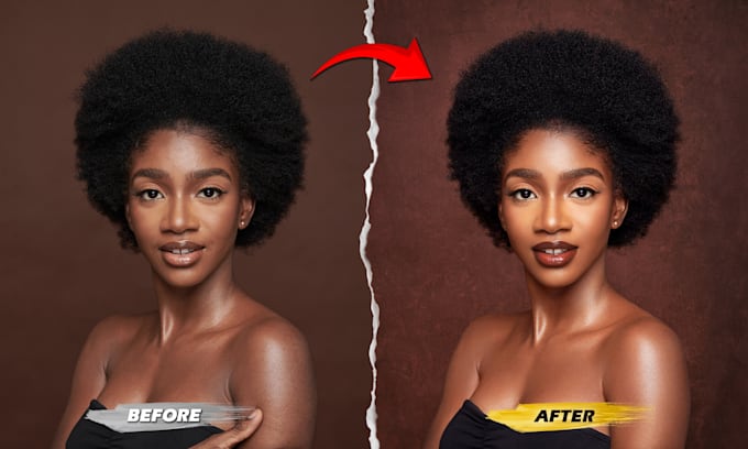 do professional portrait retouching and photo editing