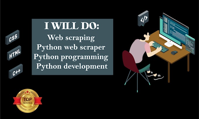 do web scraping and data analysis for you