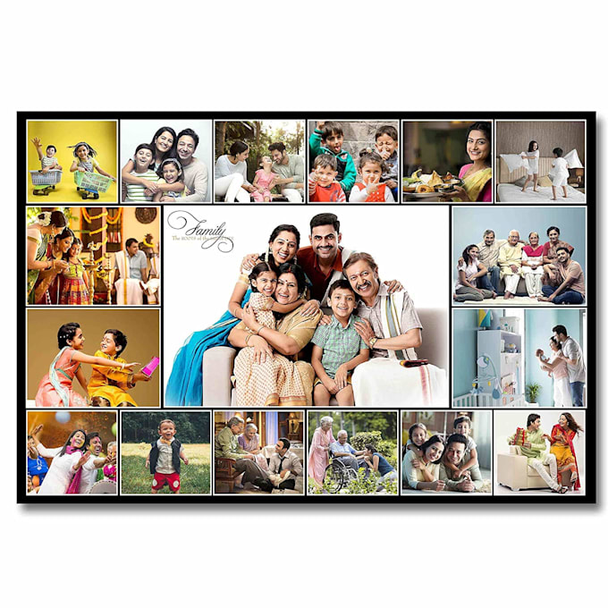 create personal photo collage, professional valentines day photo collage 2026