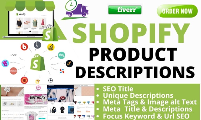 be shopify product lister, shopify product upload and product page optimization
