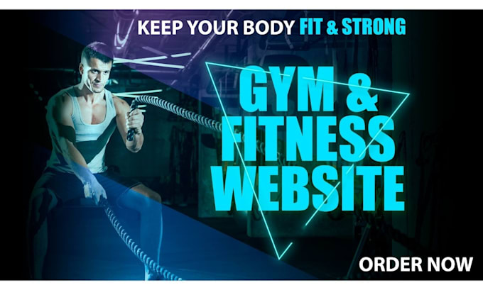 create a personal trainer website for gym workout