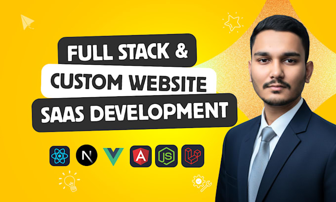 build rebuild custom websites as full stack front end saas developer