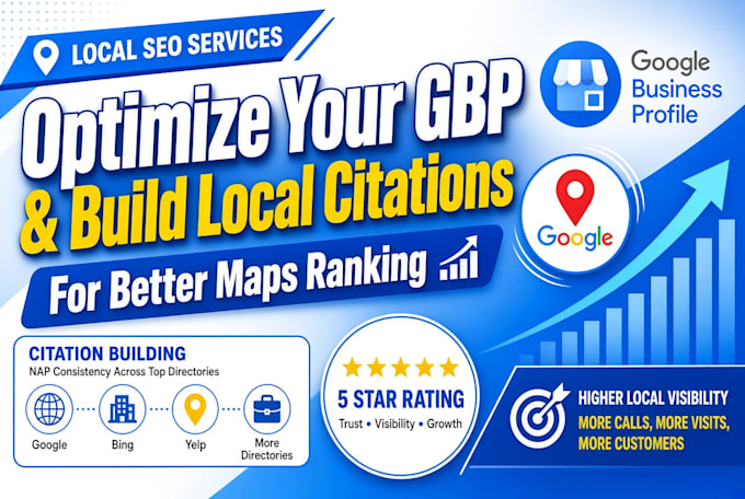 optimize your gbp and build local citations for better maps ranking