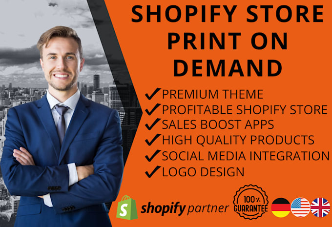 create a complete print on demand shopify store