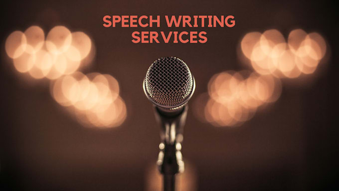 write any speech or article for you