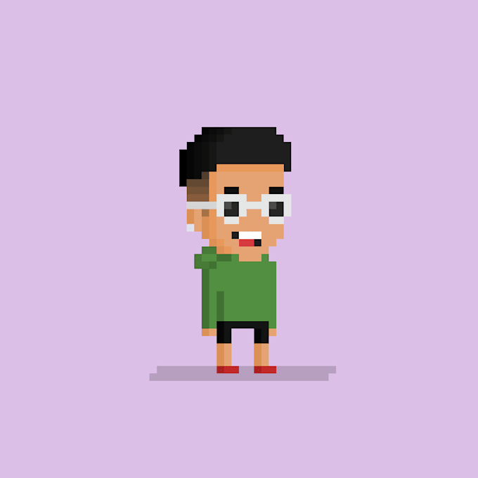 create 10k pixel art nfts plus metadata
