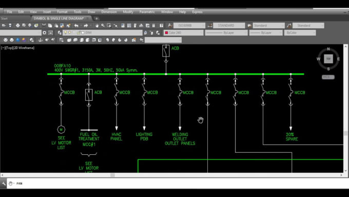 Draw all kinds of electrical drawings on autocad by Rana_zeeshan426 ...