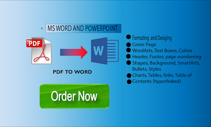 design, edit, format your word document within 12hr