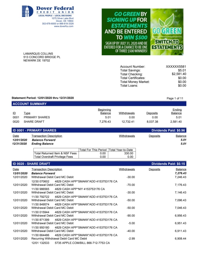 Convert Bank Statements From Pdf To Excel Csv By Qasimalileo Fiverr 3973