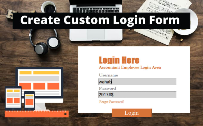 Create Responsive Login And Registration Form By Wahab2917 Fiverr