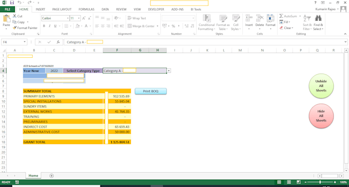 anything excel related, no task too small