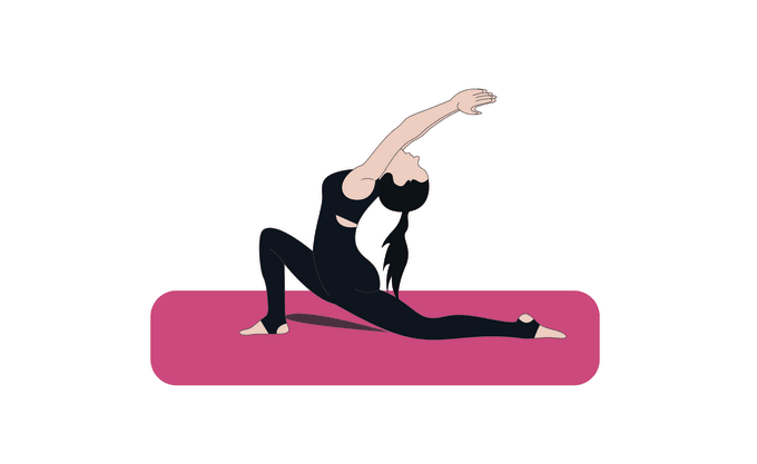 draw exercise, yoga, workout, fitness illustration in 24 hrs