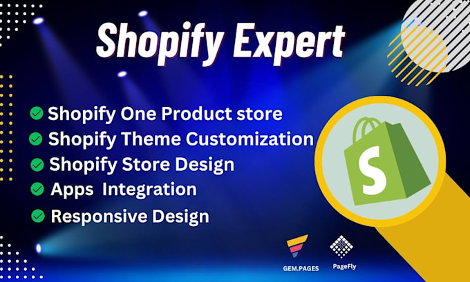 design a profitable shopify store with shopify theme customization