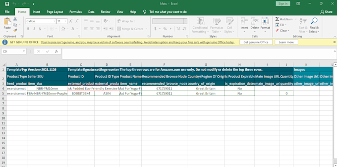create amazon product listing and variation for your listing