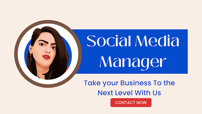 be your social media manager and content creater