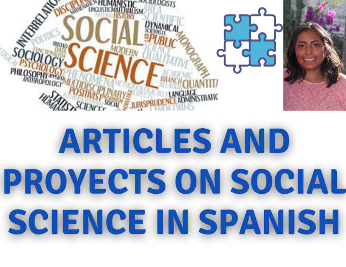 do articles and projects on social science in spanish