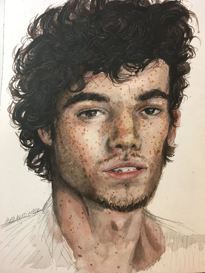 Paint your portrait or someone else by Deathbyreindeer Fiverr