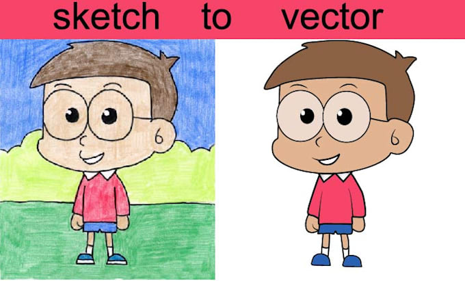 perfectly manual vector tracing, convert logo or text to vector